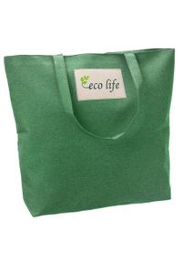 ROVICKY - Torebka ekologiczna shopperka tekstylna A4 Rovicky zielona. Kolor: zielony #1