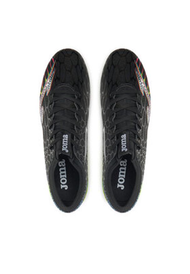 Joma Buty do piłki nożnej Gol Firm Ground GOLW2401FG Czarny. Kolor: czarny. Materiał: skóra