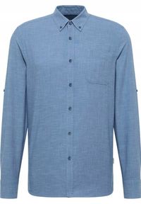 Męska Koszula Mustang Style Rawlins Middle Blue Two Tone 1017536 12722 #5