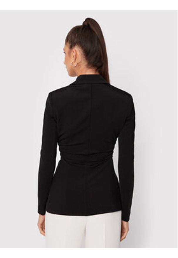Pinko Marynarka Edvige 1G17X2 A04I Czarny Slim Fit. Kolor: czarny. Materiał: wiskoza