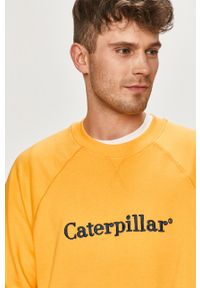 CATerpillar - Caterpillar - Bluza. Okazja: na co dzień. Kolor: żółty. Wzór: nadruk. Styl: casual
