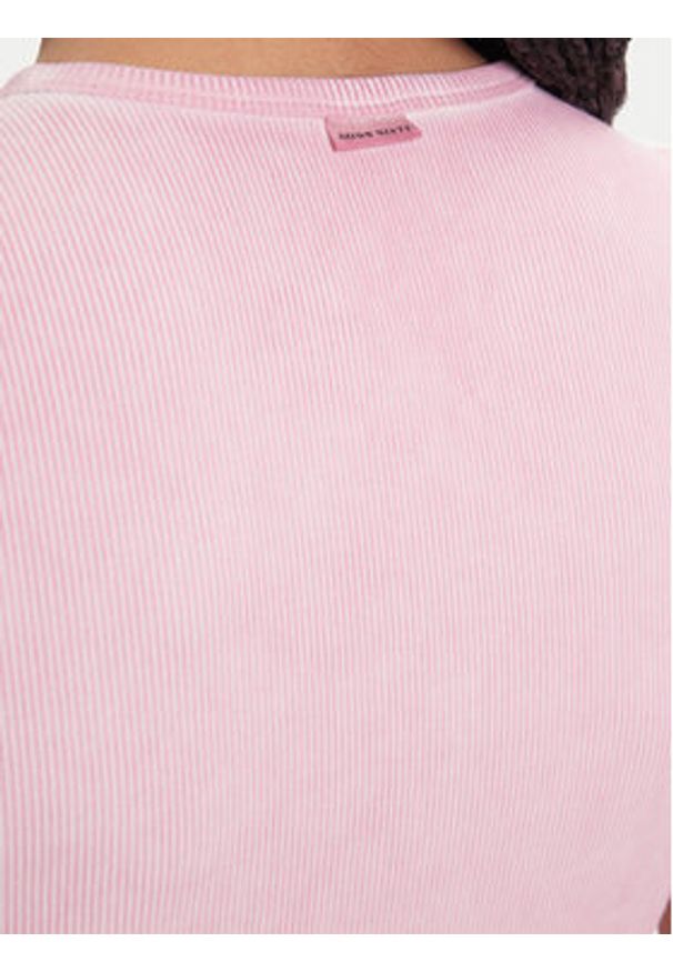 Miss Sixty T-Shirt 6S2SJ44500 Różowy Slim Fit. Kolor: różowy. Materiał: syntetyk