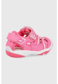 CMP sandały dziecięce Baby Naboo Hiking kolor różowy. Zapięcie: rzepy. Kolor: różowy. Materiał: skóra, guma. Obcas: na obcasie. Wysokość obcasa: niski #2