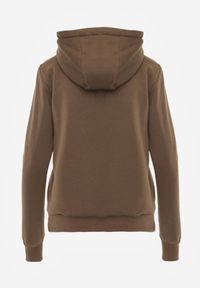 Renee - Ciemnozielona Bluza z Kapturem Harasphei. Okazja: na co dzień. Typ kołnierza: kaptur. Kolor: zielony. Materiał: jeans. Styl: klasyczny, casual #2