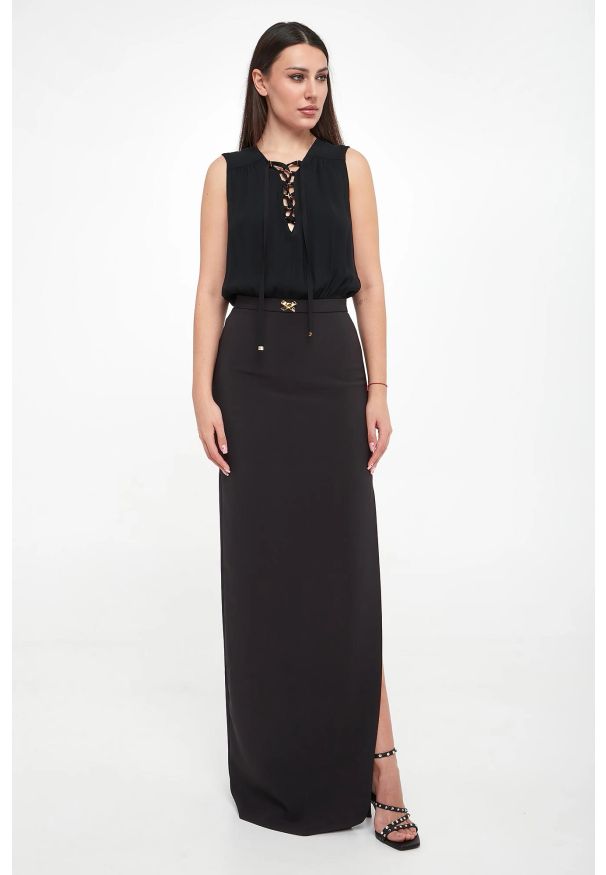 Elisabetta Franchi - Sukienka wieczorowa maxi ELISABETTA FRANCHI. Styl: wizytowy. Długość: maxi