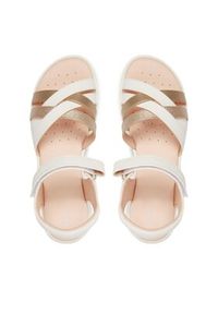 Geox Sandały J Sandal Coralie Gir J356EA 054AJ C0588 D Biały. Kolor: biały