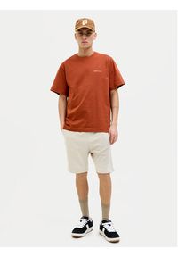 Jack & Jones - Jack&Jones Szorty sportowe Gordon 12249285 Beżowy Regular Fit. Kolor: beżowy. Materiał: syntetyk, bawełna. Styl: sportowy #6
