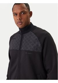 Karl Lagerfeld - KARL LAGERFELD Bluza 705000 561902 Czarny Regular Fit. Typ kołnierza: dekolt w karo. Kolor: czarny. Materiał: syntetyk #2