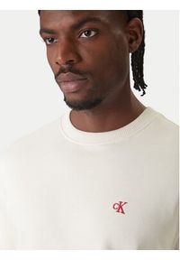 Calvin Klein Jeans Bluza LV04RC296G Écru Regular Fit. Materiał: bawełna #2