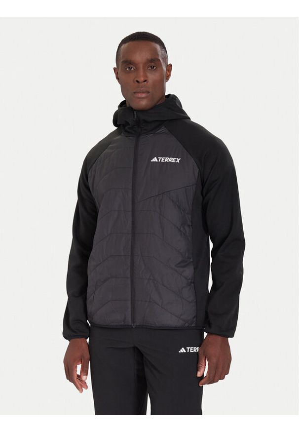 Adidas - adidas Kurtka outdoor Terrex Multi Climawarm JL5576 Czarny Regular Fit. Kolor: czarny. Materiał: syntetyk. Technologia: ClimaWarm (Adidas). Sport: outdoor