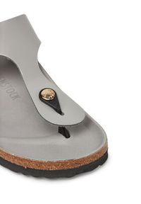 Birkenstock Japonki Gizeh Big Buckle Hex 1029507 Szary. Kolor: szary. Materiał: skóra #6