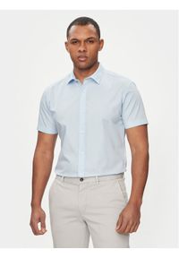 Jack & Jones - Jack&Jones Koszula Joe 12195062 Błękitny Slim Fit. Kolor: niebieski. Materiał: bawełna