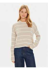 Brave Soul Sweter LK-230MASONC Beżowy Regular Fit. Kolor: beżowy. Materiał: syntetyk #1