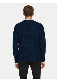 Only & Sons Sweter Ricky 22031539 Granatowy Regular Fit. Kolor: niebieski. Materiał: wełna #4