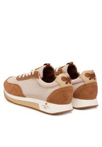 Weekend Max Mara Sneakersy 2615761054650 Brązowy. Kolor: brązowy. Materiał: skóra #6