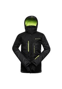 ALPINE PRO - Kurtka męska narciarska snowboardowa 15.000 Alpine Pro Dear 2. Kolor: czarny. Sezon: zima. Sport: snowboard, narciarstwo #1