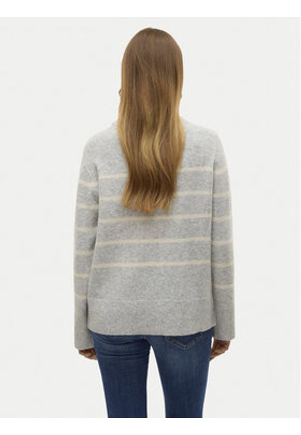 Vero Moda Sweter Flawless 10320487 Szary Loose Fit. Kolor: szary. Materiał: syntetyk