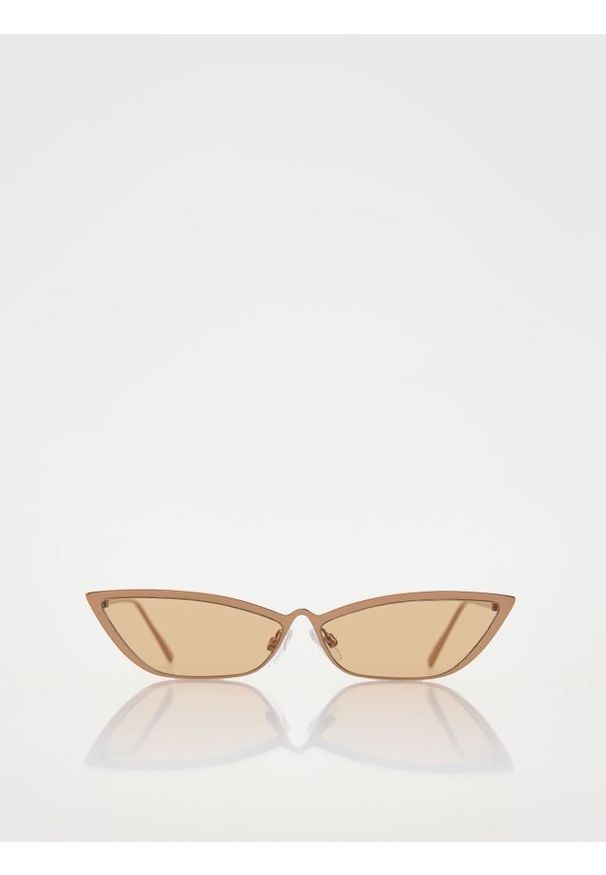 Reserved - Okulary przeciwsłoneczne - miedziany. Kolor: brązowy