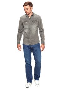 Wrangler - WRANGLER TEXAS STRETCH NIGHT BREAK W1219237W 112126068. Stan: podwyższony. Styl: klasyczny #4