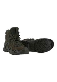 Buty trekkingowe męskie Lowa Zephyr Mk2 Gtx Mid. Wysokość cholewki: za kostkę. Zapięcie: sznurówki. Kolor: zielony. Materiał: skóra, syntetyk, materiał. Szerokość cholewki: normalna