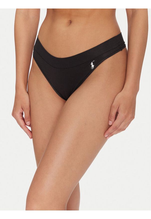 Polo Ralph Lauren Stringi 4P0511 Czarny. Kolor: czarny. Materiał: bawełna