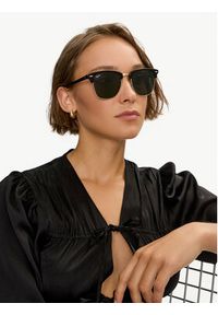 Ray-Ban Okulary przeciwsłoneczne Clubmaster 0RB3016 W0365 Czarny. Kolor: czarny. Materiał: syntetyk #3