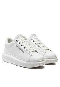 Karl Lagerfeld - KARL LAGERFELD Sneakersy KL62525N Biały. Kolor: biały. Materiał: skóra #6