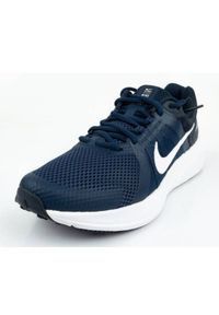 Buty Nike Run Swift 2 M CU3517-400 niebieskie. Okazja: na co dzień. Zapięcie: sznurówki. Kolor: niebieski. Materiał: materiał. Szerokość cholewki: normalna. Sport: bieganie #4