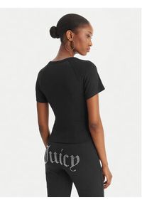 Juicy Couture T-Shirt Baby JCWCT126317 Czarny Slim Fit. Kolor: czarny #4