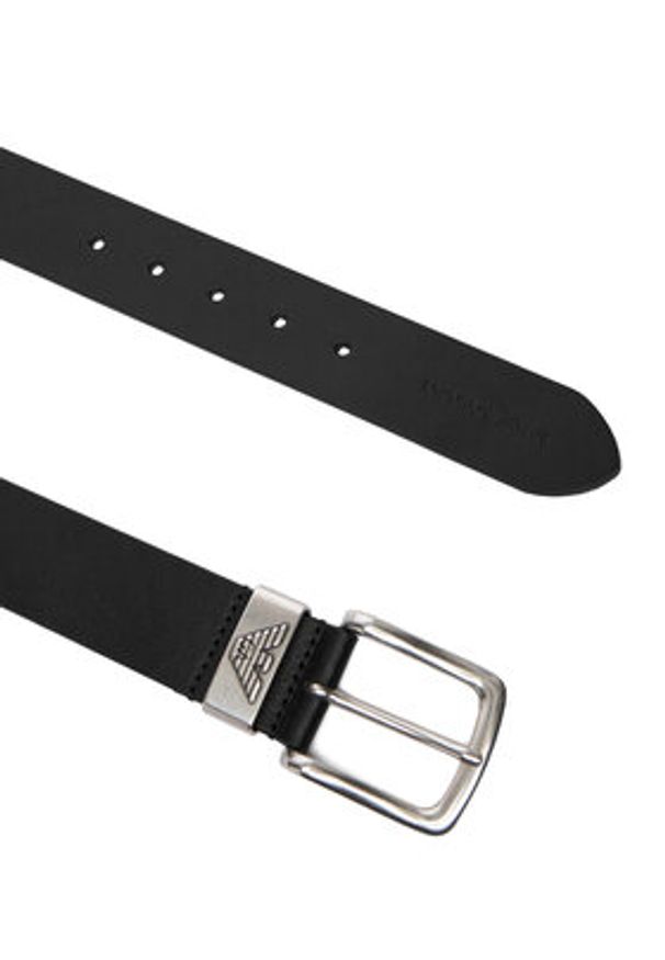 Emporio Armani Pasek Męski Y4S201 YDD6G 80001 Czarny. Kolor: czarny. Materiał: skóra