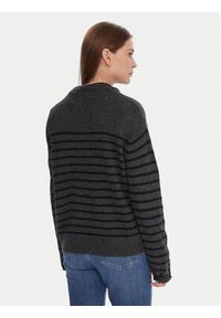 TOMMY HILFIGER - Tommy Hilfiger Sweter WW0WW46438 Szary Regular Fit. Kolor: szary. Materiał: wełna #3