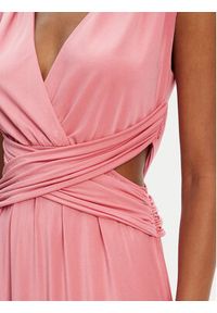 ACCESS FASHION Sukienka wieczorowa 53-3389-391 Różowy Slim Fit. Kolor: różowy. Materiał: syntetyk. Styl: wizytowy #4