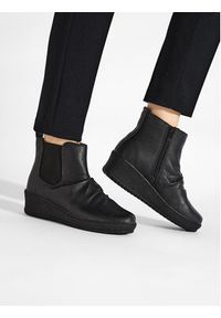 Clara Barson Botki WYL1877-4 Czarny. Kolor: czarny. Materiał: skóra #5