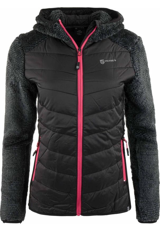 Munkees - Kurtka/Sweatshirt McKees Damska Cargana Thermo Czarna - Komfort i Ochrona. Kolor: czarny. Materiał: polar. Sezon: wiosna, jesień. Sport: turystyka piesza