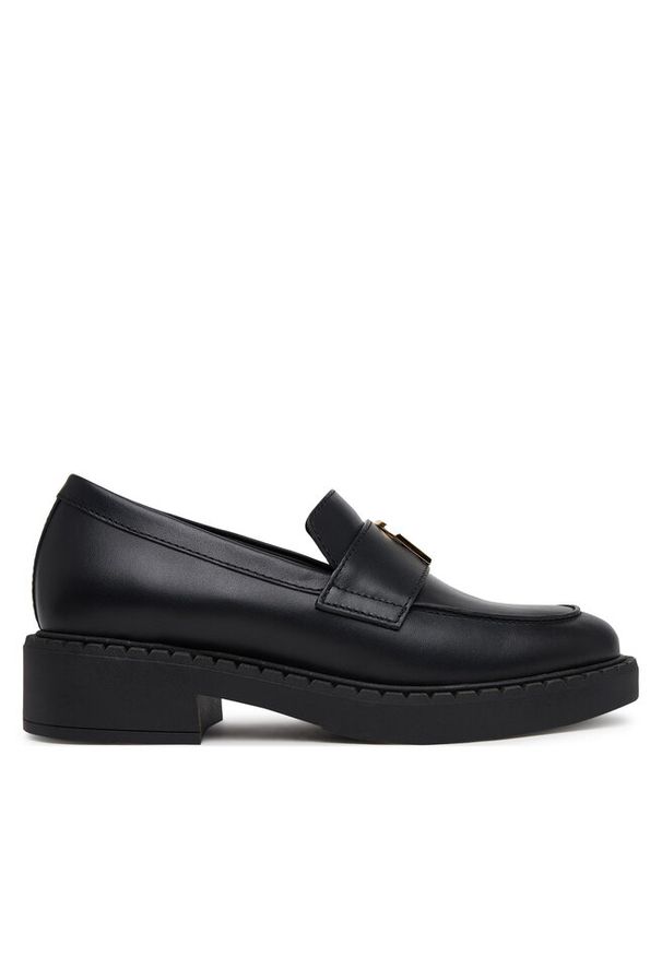Loafersy Furla. Kolor: czarny
