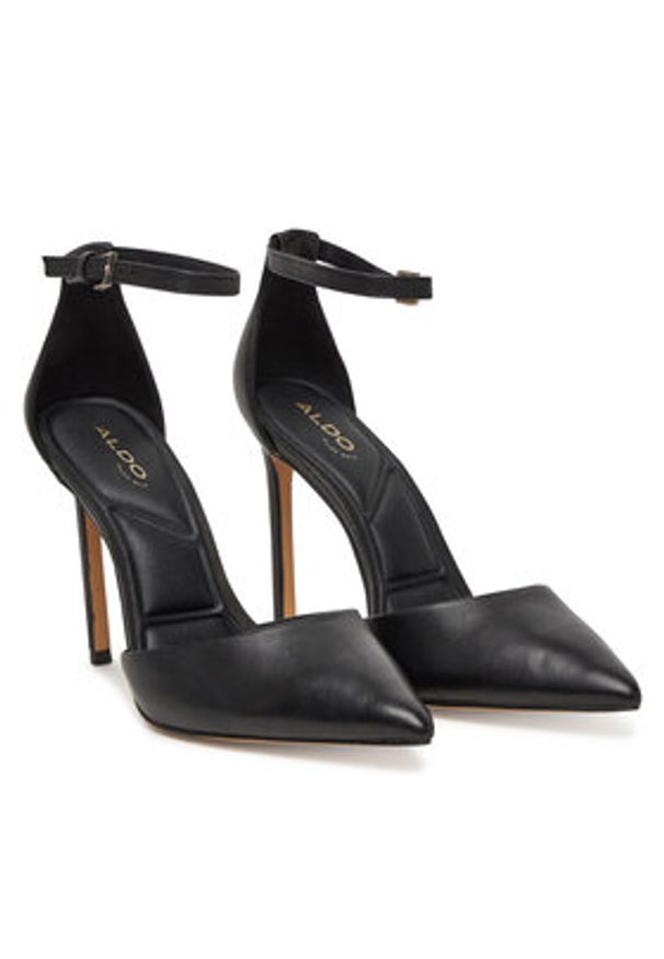 Aldo Szpilki Derperla 13918786 Czarny. Kolor: czarny. Materiał: skóra. Obcas: na szpilce