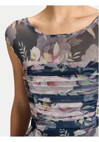 Swing Sukienka koktajlowa 5AK11400 Granatowy Regular Fit. Kolor: niebieski. Materiał: syntetyk. Styl: wizytowy #2