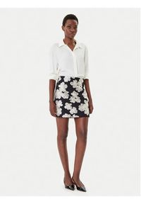 French Connection Spódnica mini 73ZAX Czarny Slim Fit. Kolor: czarny. Materiał: syntetyk