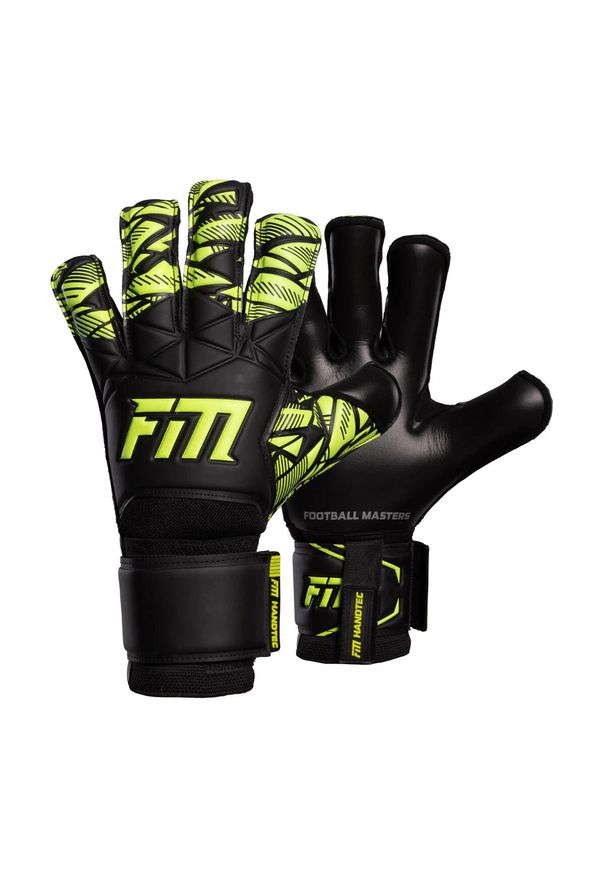 FOOTBALL MASTERS - Rękawice bramkarskie Invictus X Training. Kolor: wielokolorowy, czarny, zielony. Sport: piłka nożna
