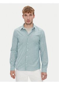 Marc O'Polo Koszula 526 7210 42358 Zielony Slim Fit. Typ kołnierza: polo. Kolor: zielony. Materiał: bawełna #1