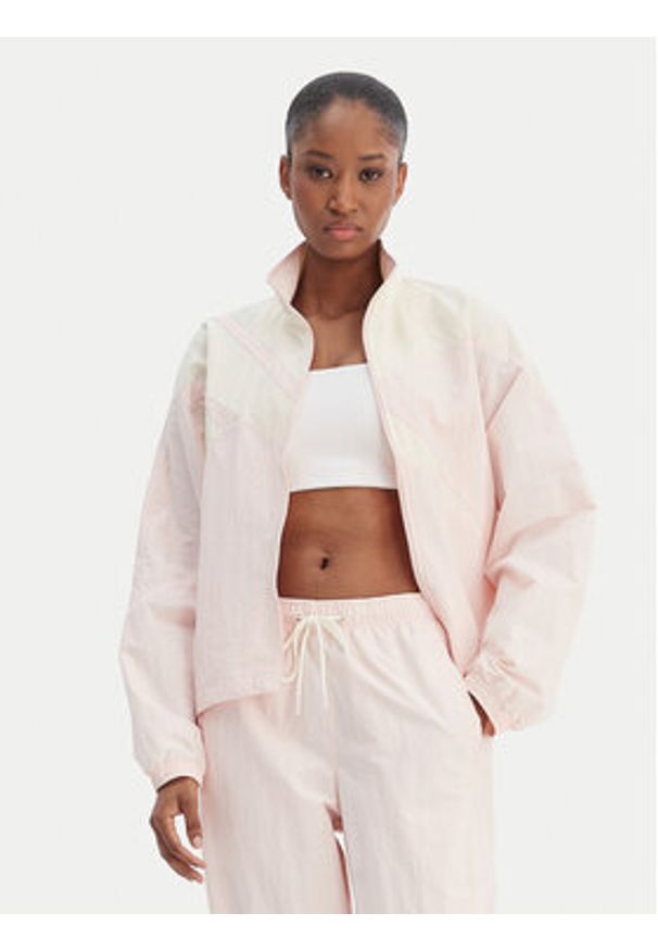 Reebok Bluza Silvia RK25517CCW Różowy Relaxed Fit. Kolor: różowy. Materiał: syntetyk