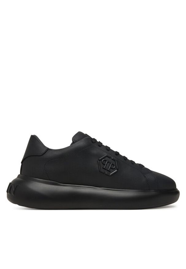 Philipp Plein - PHILIPP PLEIN Sneakersy FAES USC0804 PLE075N Czarny. Kolor: czarny. Materiał: skóra