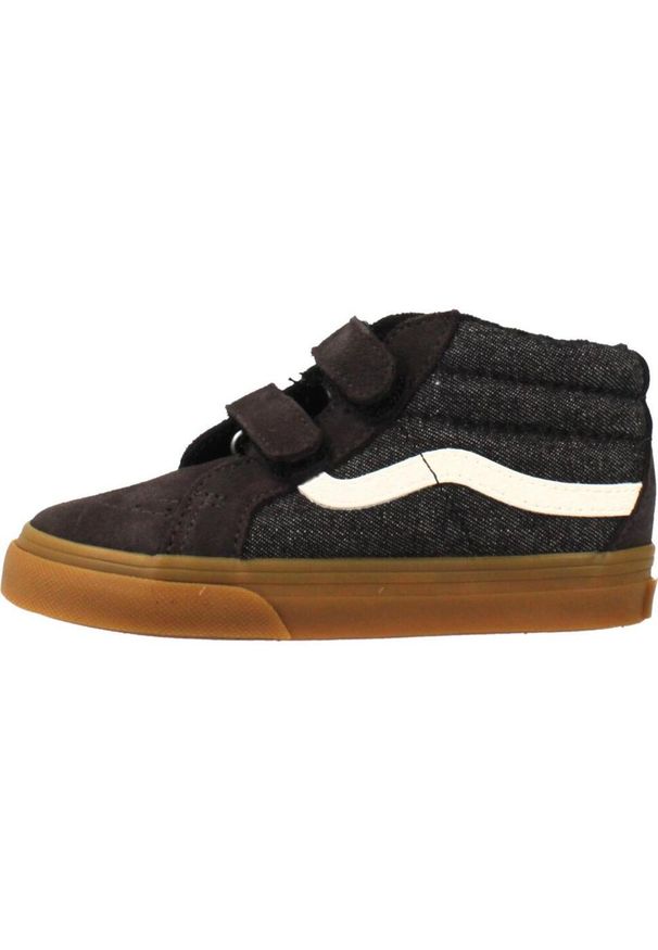 Vans - Kapcie VANS SK8-MID REISSUE V Czarny. Okazja: na co dzień. Kolor: czarny. Materiał: tkanina. Model: Vans SK8