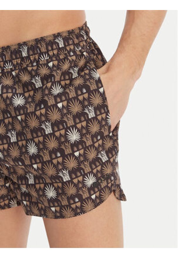 BOSS Szorty kąpielowe Cala 50539294 Czarny Regular Fit. Kolor: czarny. Materiał: syntetyk