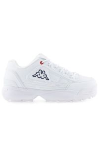 Buty Kappa Rave NC 242782-1010 - białe. Okazja: na co dzień. Kolor: biały. Materiał: materiał, syntetyk, guma. Szerokość cholewki: normalna #1