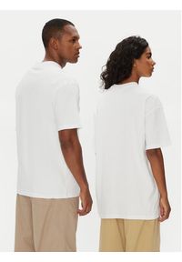 Hunter T-Shirt Abele UNISEX HARU0007251 Biały Regular Fit. Kolor: biały. Materiał: bawełna #8