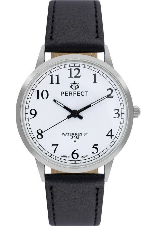 Zegarek Perfect Zegarek Perfect GXB433-01 męski klasyczny czytelny .. Styl: klasyczny