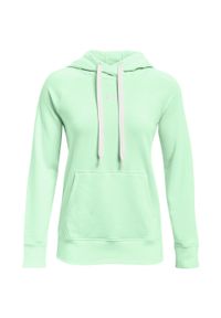 Bluza damska Under Armour Rival Fleece HB Hoodie zielona. Kolor: zielony