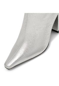 Nine West Kozaki SAMAA SJ1453-2 Srebrny. Kolor: srebrny. Materiał: skóra #3