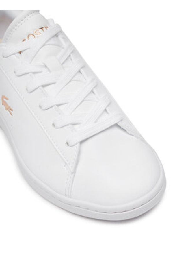 Lacoste Sneakersy Carnaby Set 224 S Suj 748SUJ00021Y9 Biały. Kolor: biały. Materiał: skóra
